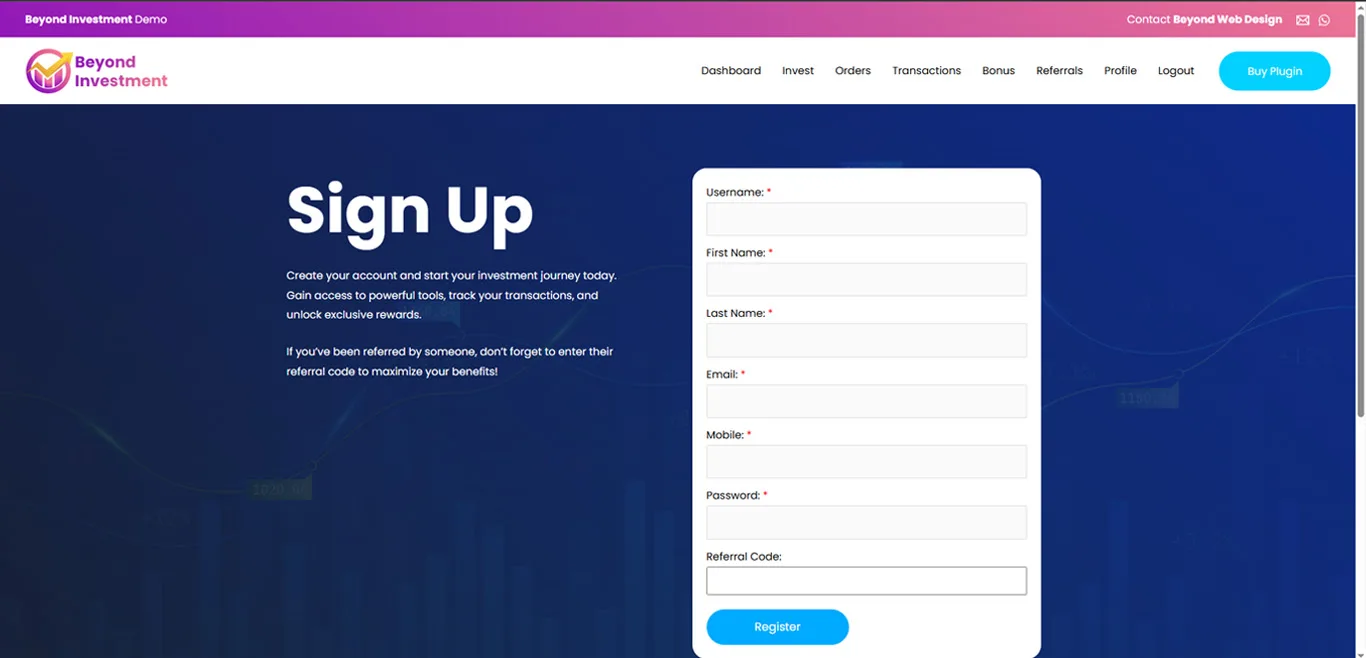 Frontend - Register