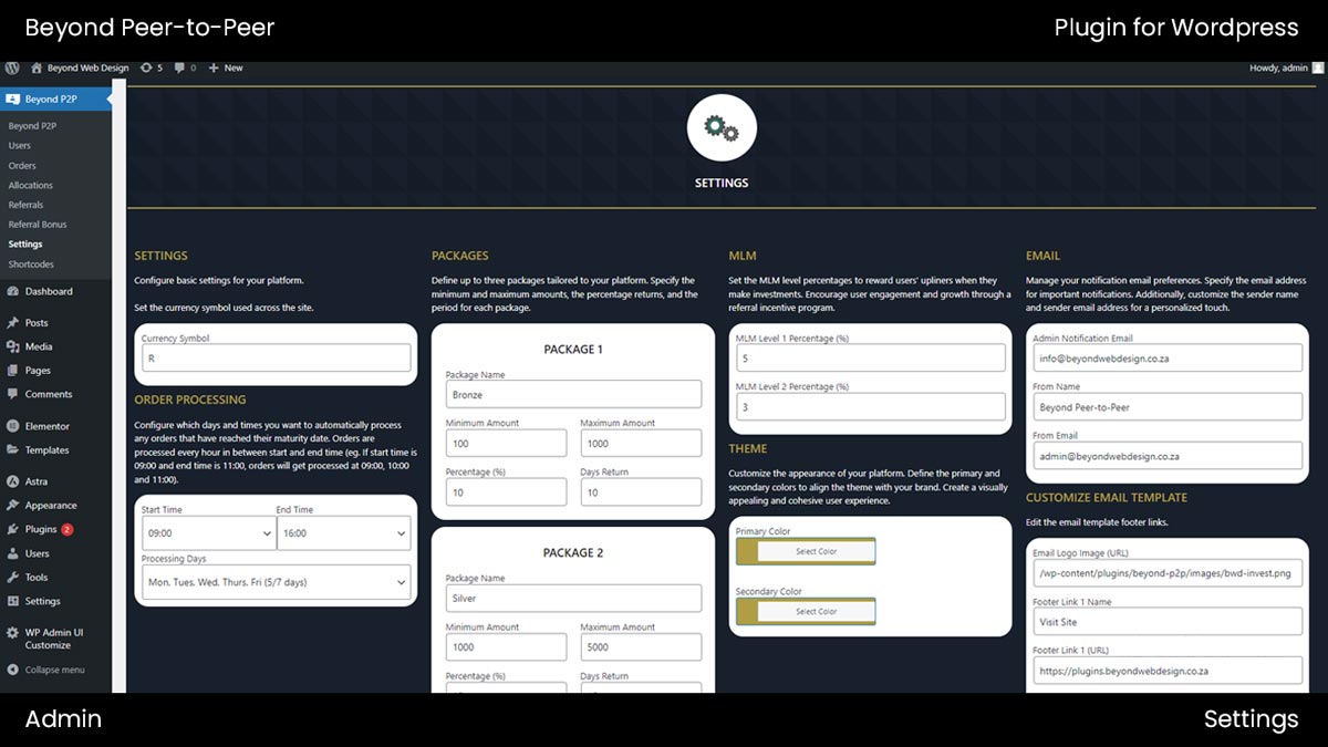 Beyond Peer-to-Peer plugin for WordPress - Image 20