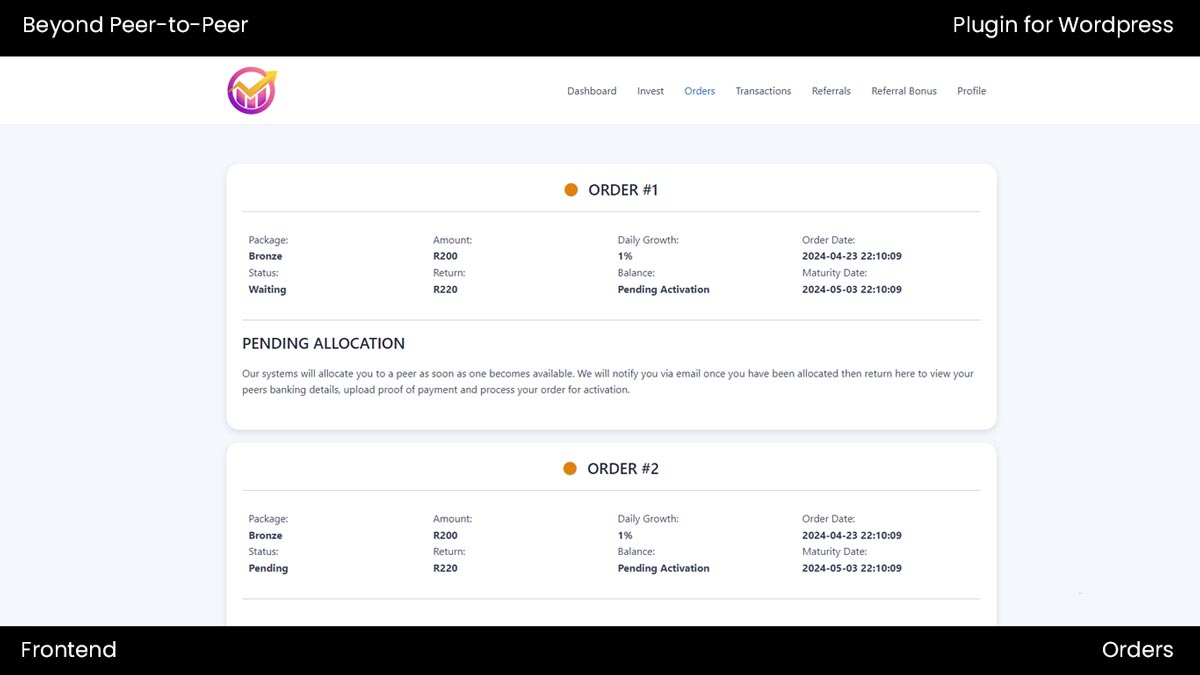 Beyond Peer-to-Peer plugin for WordPress - Image 4