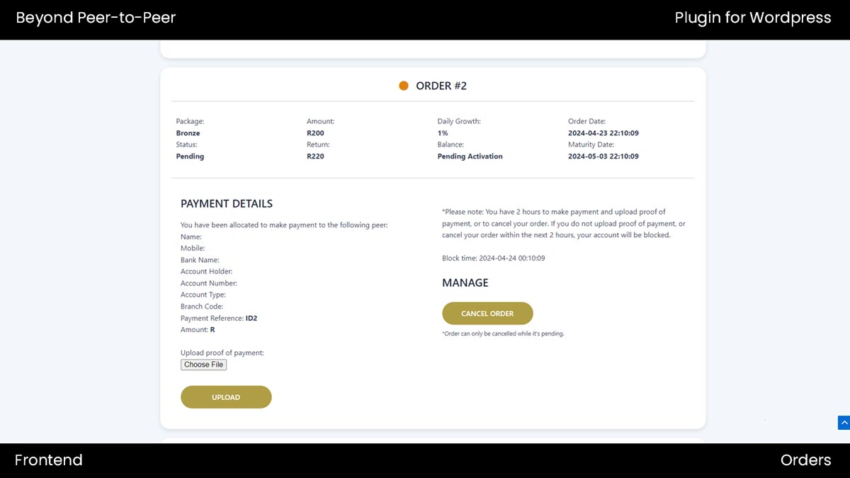 Beyond Peer-to-Peer plugin for WordPress - Image 5
