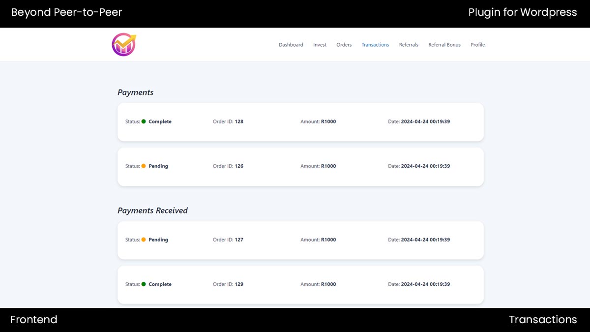 Beyond Peer-to-Peer plugin for WordPress - Image 8